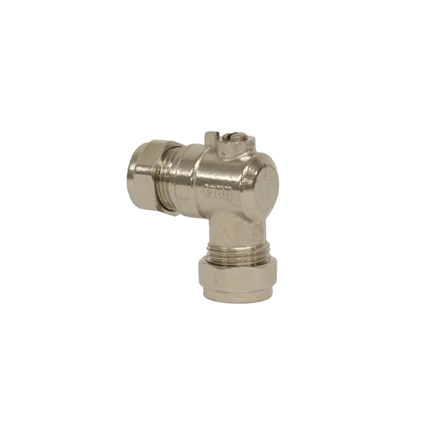 Angled Isolating Valve 15mm