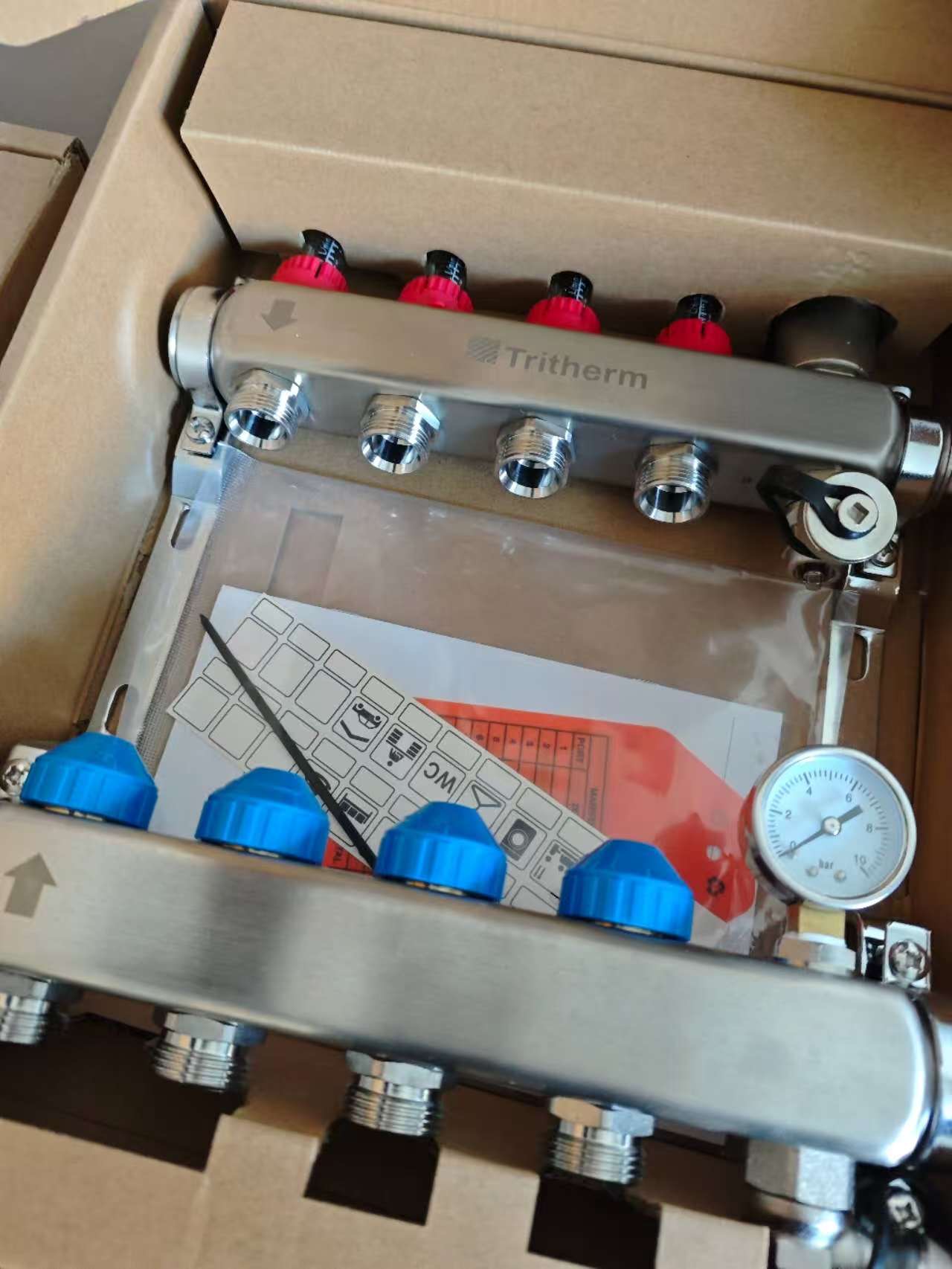 Tritherm Premium Stainless Steel Underfloor Heating Manifold - Image 2