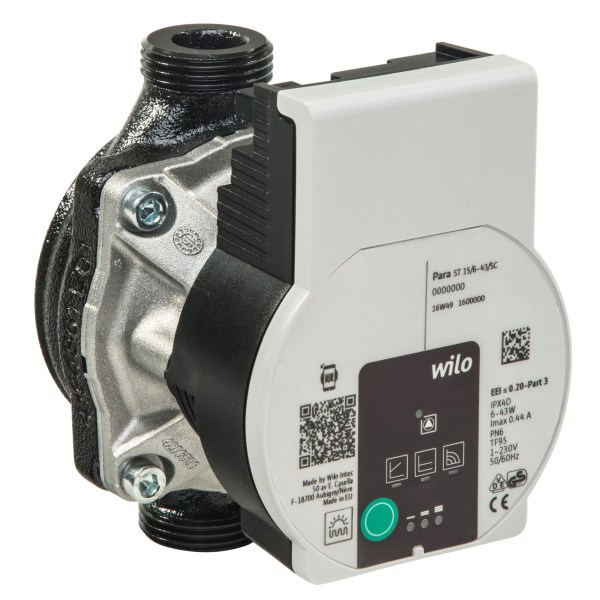 Wilo Para Ku 15-25/6-43 SC Pump Inc Cable